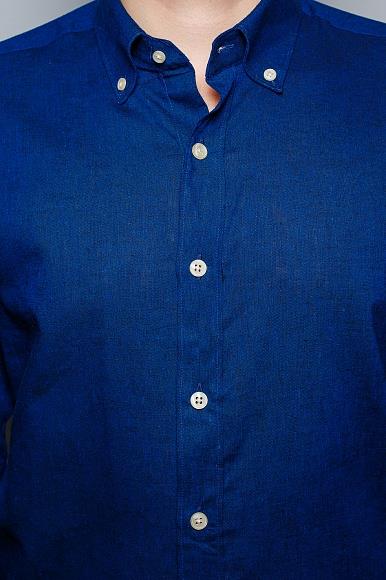 Синяя рубашка на выпускной