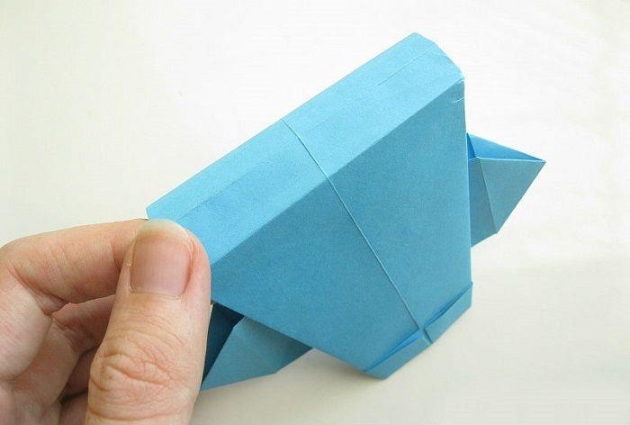 Настольная открытка - оригами