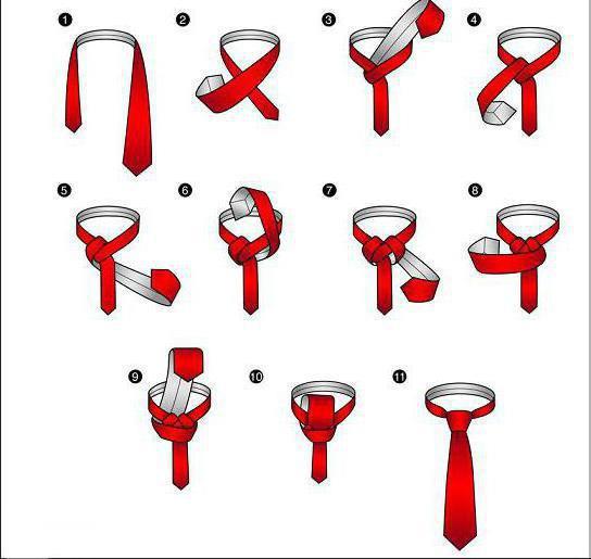 как завязывать галстук селедка пошаговая инструкция