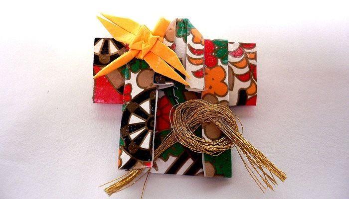 Кимоно-оригами из бумаги