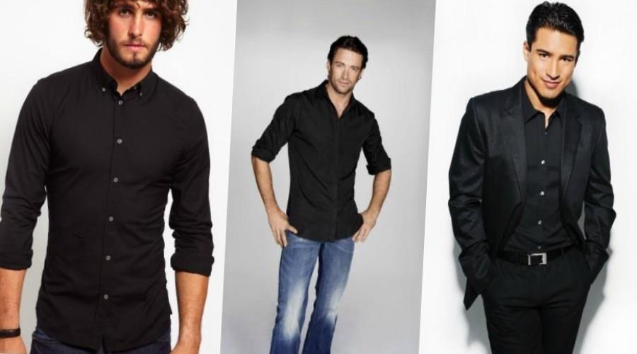 15.11 2021 мужское. Черная рубашка. Парень в черной рубашке. Мужчины в черных рубашках. Мужской образ с черной рубашкой.