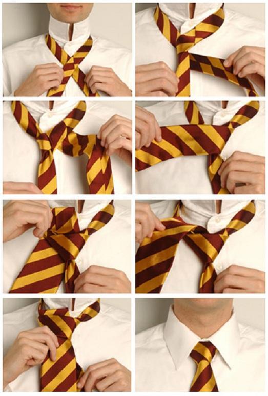 Разные узлы для галстука