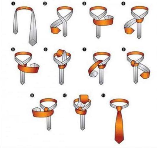 Как классически завязать галстук пошагово
