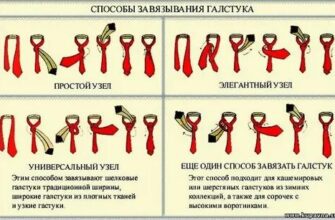 Инструкция галстука