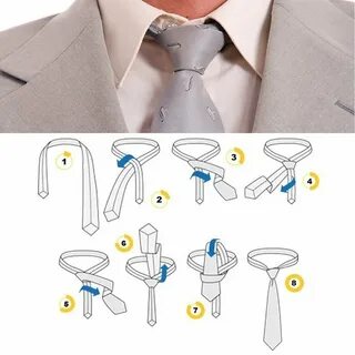 Как надевать галстук