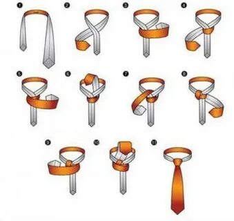 Как завязать галстук селедку пошагово