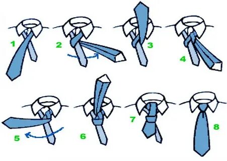 Как завязать галстук в школу