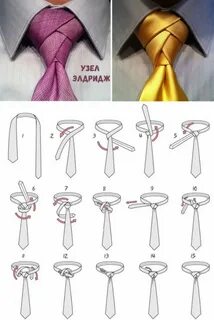 Как завязать разные галстук