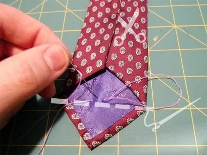 Обработка галстука