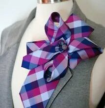 Сделать из мужского галстука