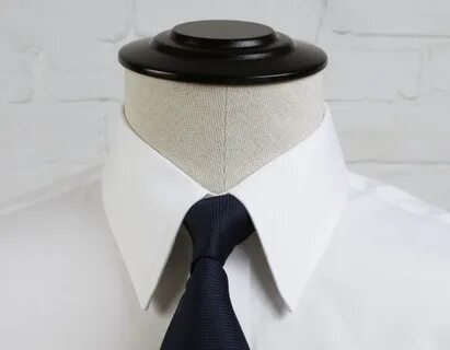 Воротник рубашки с галстуком