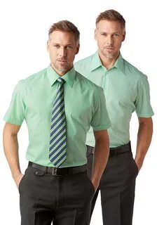 Зеленая рубашка и галстук