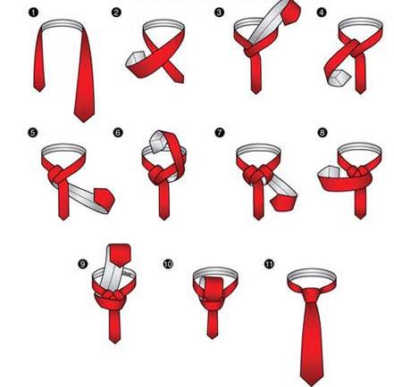 узлы. Как завязать галстук